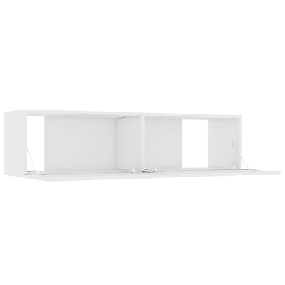 Mobile Porta TV Bianco 120x30x30 cm in Legno Multistrato - homemem39