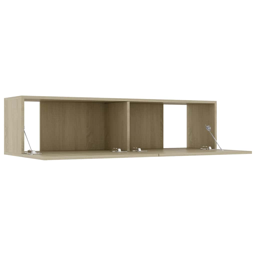 Mobile Porta TV Rovere Sonoma 120x30x30 cm in Legno Multistrato - homemem39