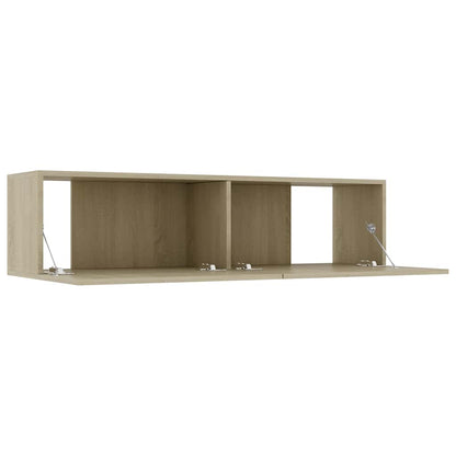 Mobile Porta TV Rovere Sonoma 120x30x30 cm in Legno Multistrato - homemem39