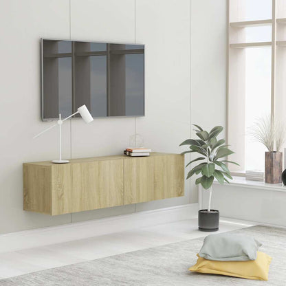 Mobile Porta TV Rovere Sonoma 120x30x30 cm in Legno Multistrato - homemem39