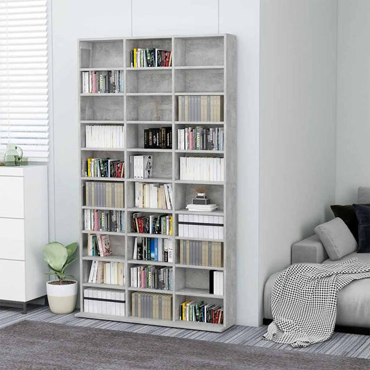 Mobile Porta TV Grigio Cemento 102x16x177,5 cm in Multistrato | homemem39