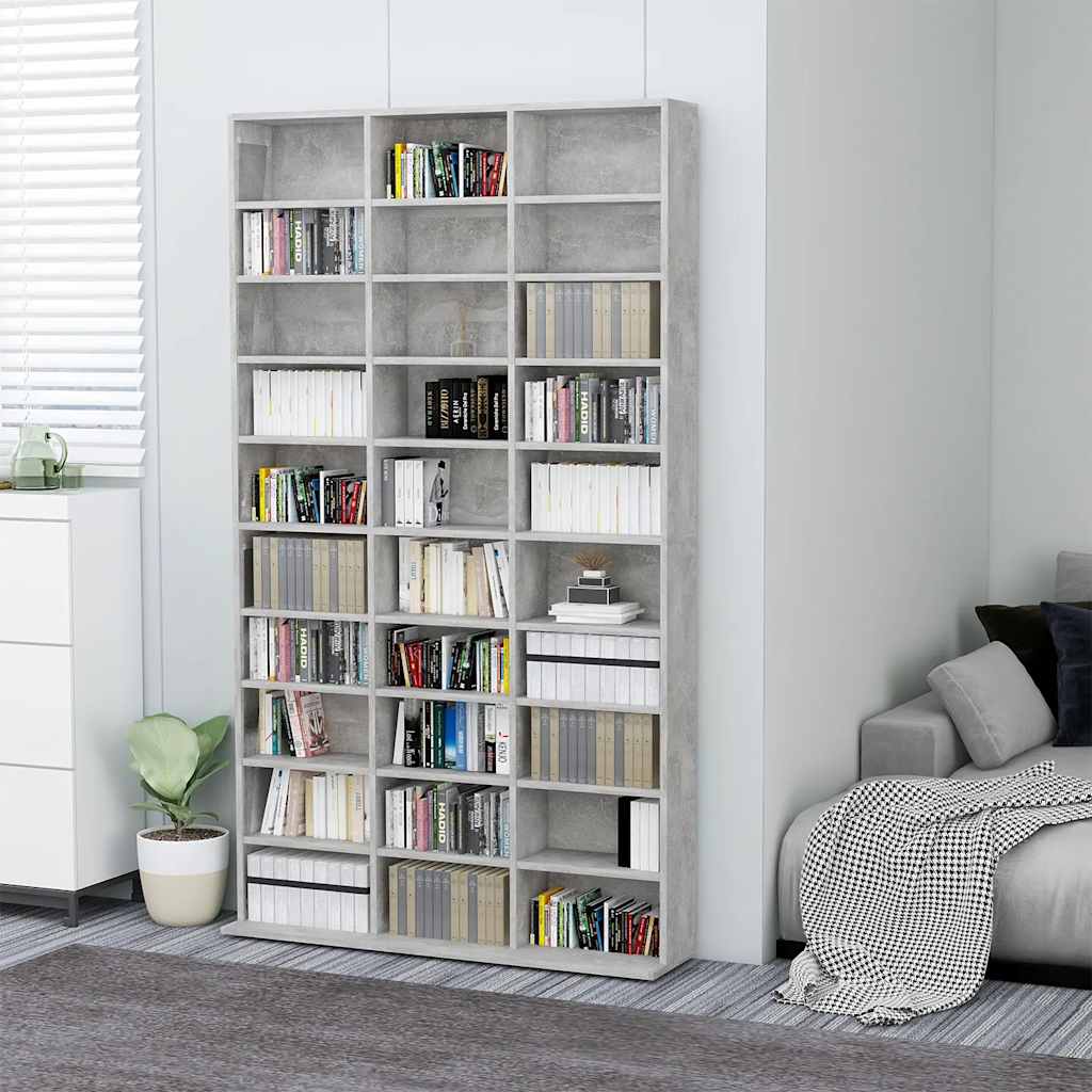 Mobile Porta TV Grigio Cemento 102x23x177,5 cm in Multistrato