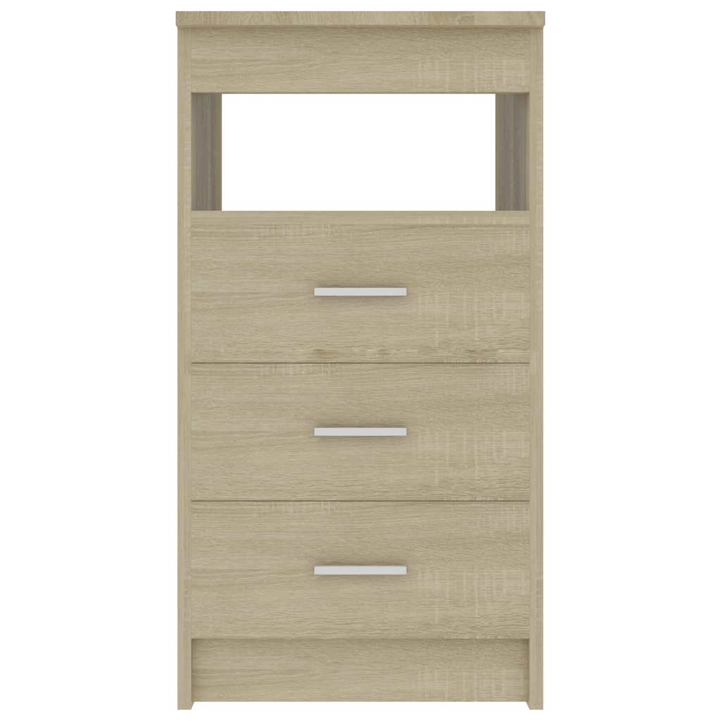 Cassettiera Rovere Sonoma 40x50x76 cm in Legno Multistrato
