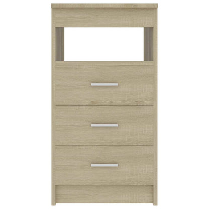 Cassettiera Rovere Sonoma 40x50x76 cm in Legno Multistrato