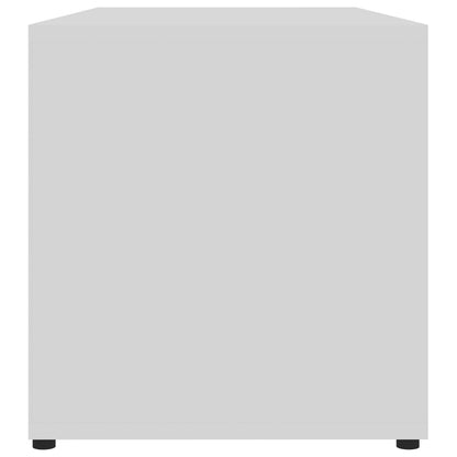 Mobile Porta TV Bianco 80x34x36 cm in Legno Multistrato - homemem39