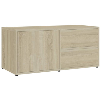 Mobile Porta TV Rovere Sonoma 80x34x36 cm Legno Multistrato