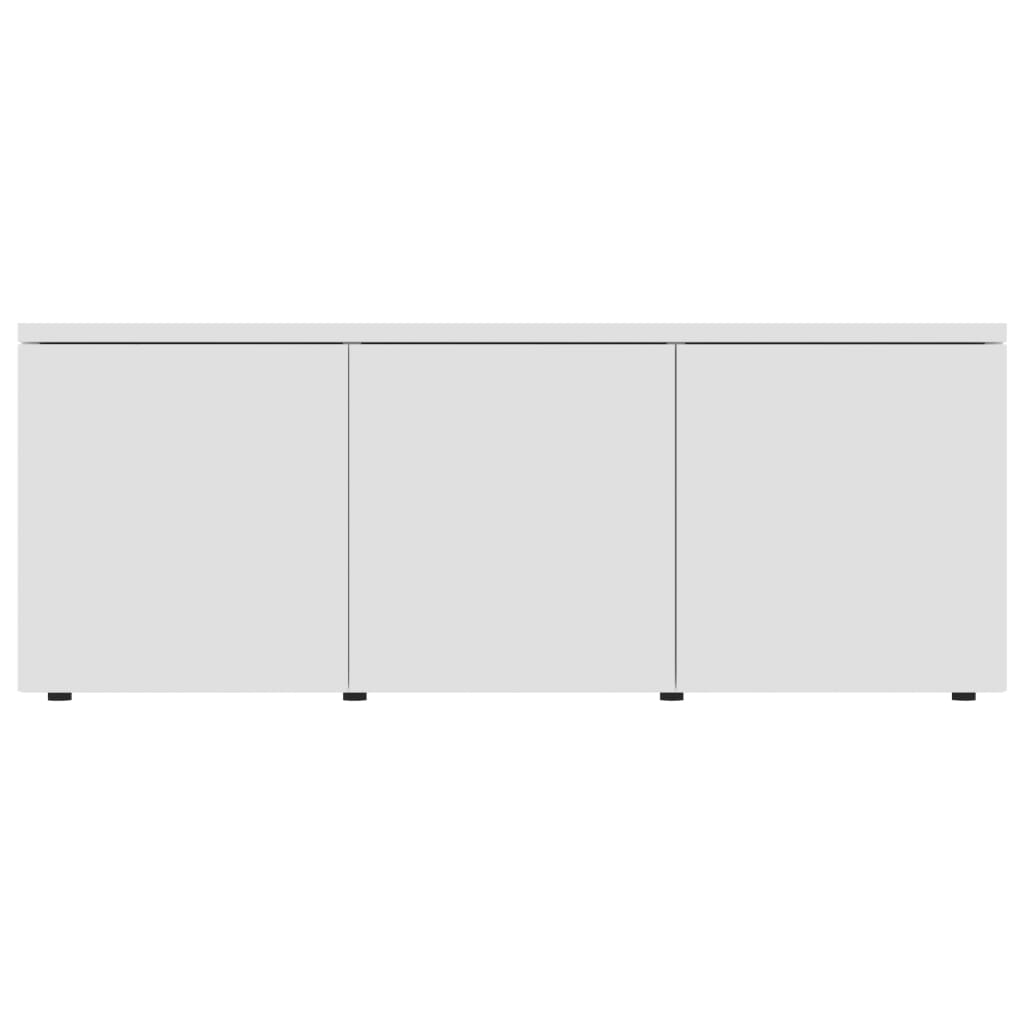 Mobile Porta TV Bianco 80x34x30 cm in Legno Multistrato - homemem39