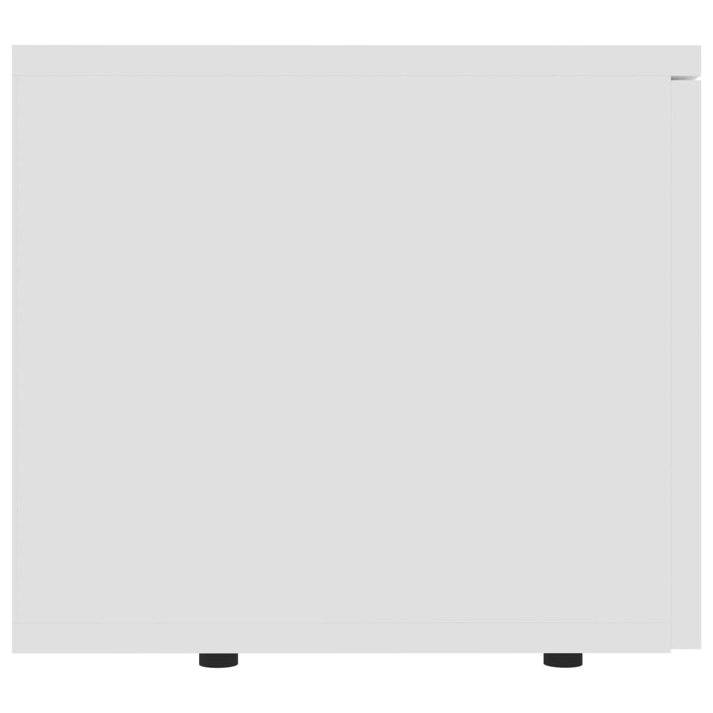 Mobile Porta TV Bianco 80x34x30 cm in Legno Multistrato - homemem39