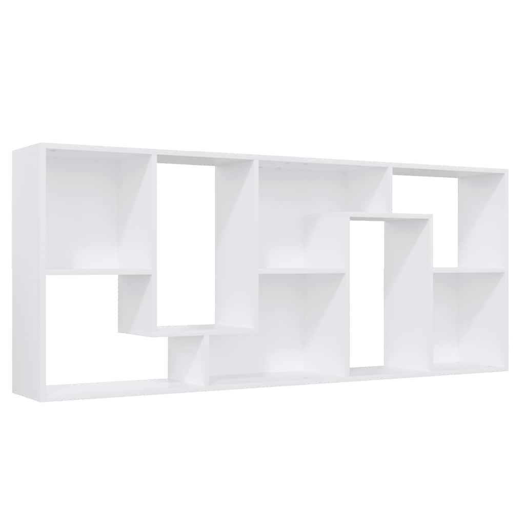 Libreria Bianca 67x24x161 cm in Legno Multistrato | homemem39