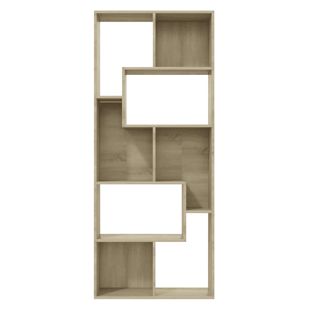 Libreria Rovere Sonoma 67x24x161 cm in Legno Multistrato | homemem39