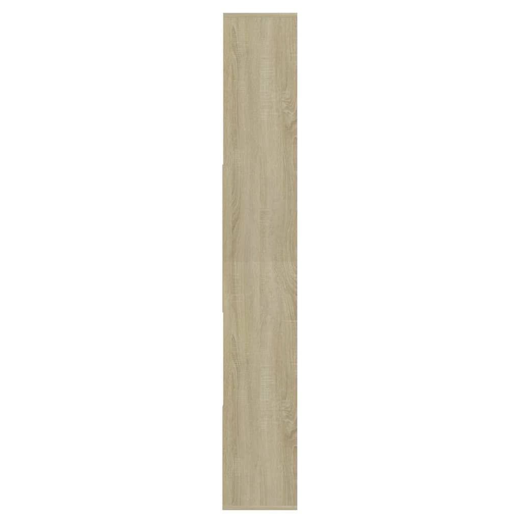 Libreria Rovere Sonoma 67x24x161 cm in Legno Multistrato