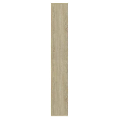 Libreria Rovere Sonoma 67x24x161 cm in Legno Multistrato