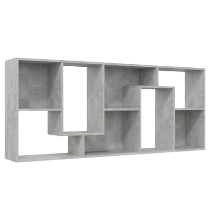 Libreria Grigio Cemento 67x24x161 cm in Legno Multistrato | homemem39