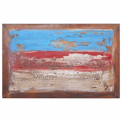 Tavolino da Salotto 80x50x40 cm in Legno di Teak di Recupero