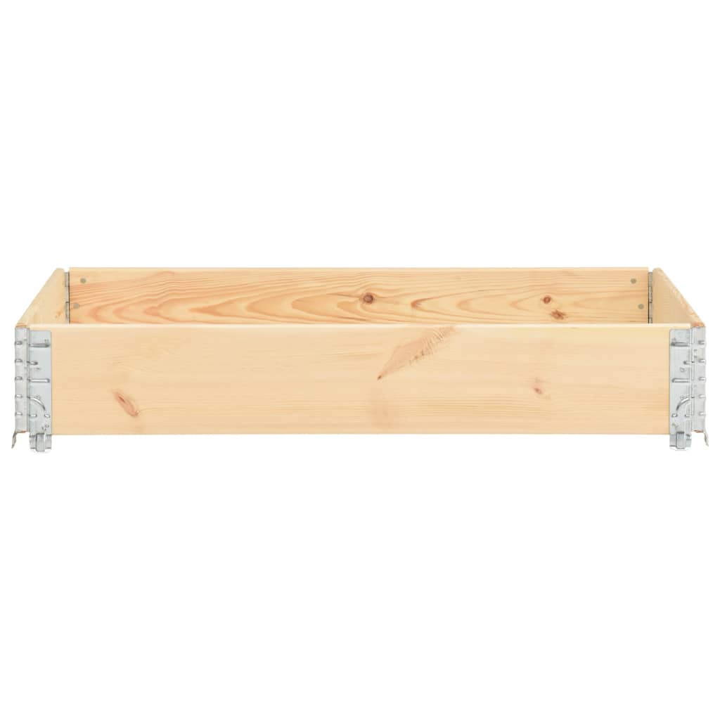 Collare per Pallet 80x120 cm in Legno Massello di Pino | homemem39