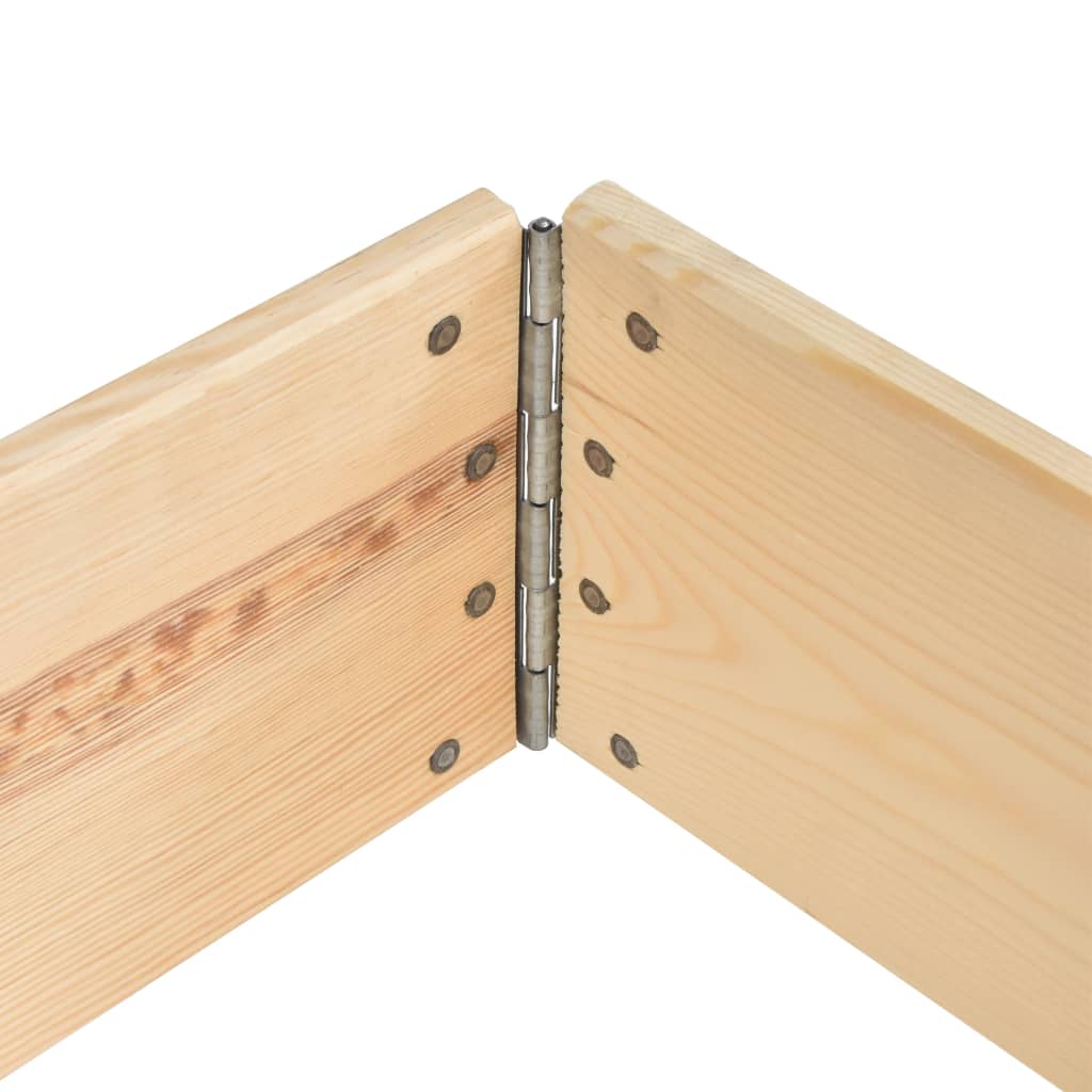 Collare per Pallet 80x120 cm in Legno Massello di Pino | homemem39