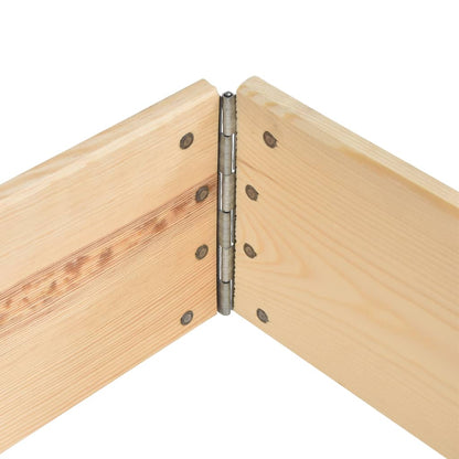 Collare per Pallet 80x120 cm in Legno Massello di Pino | homemem39