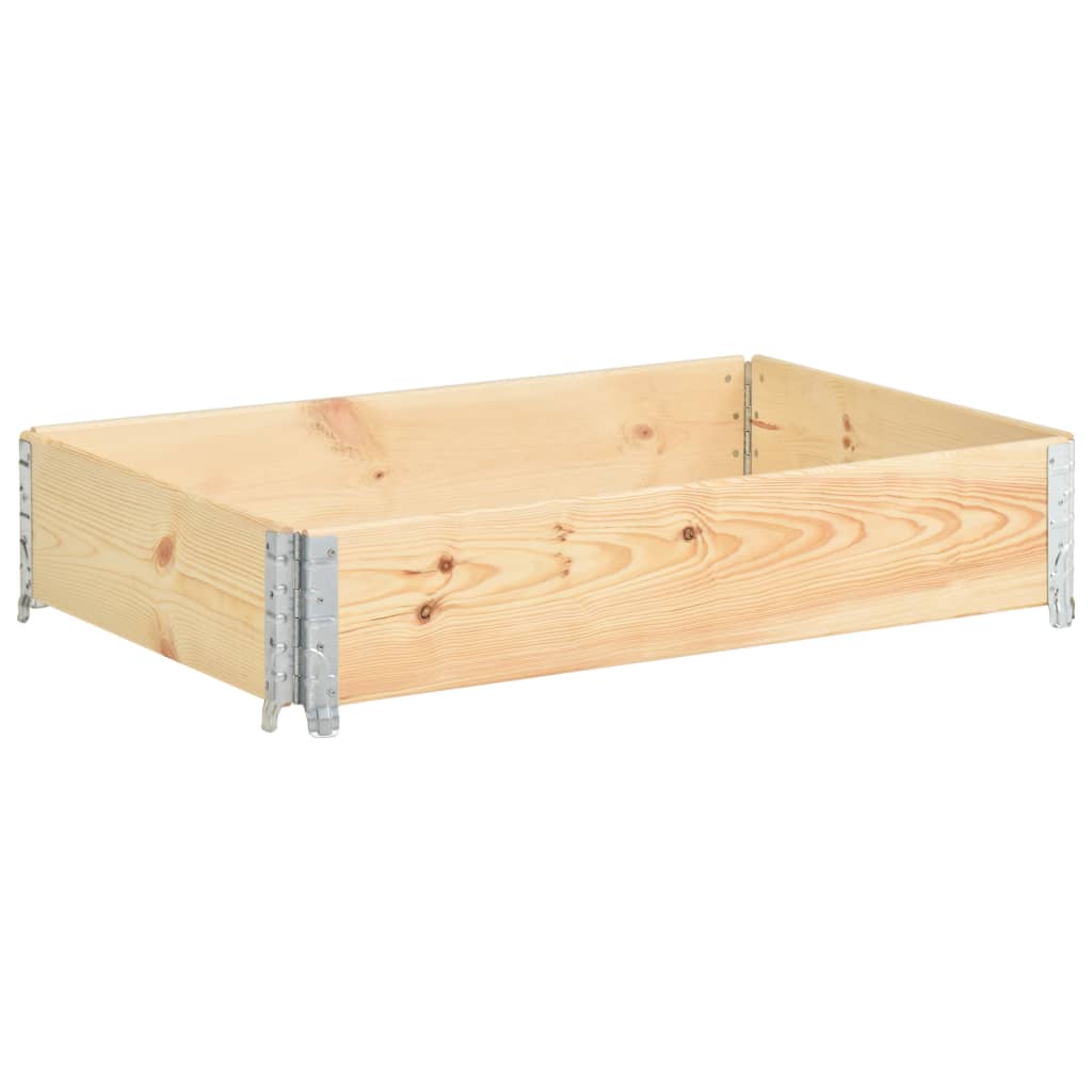 Collare per Pallet 50x100 cm in Legno Massello di Pino | homemem39