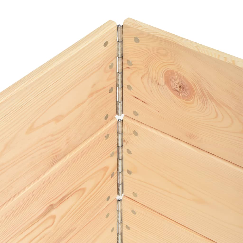 Collari per Pallet 3 pz 50x100 cm in Legno Massello di Pino | homemem39