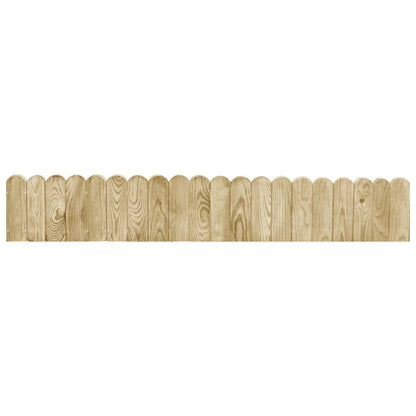 Rotoli di Bordura 2 pz 120 cm in Legno di Pino impregnato | homemem39