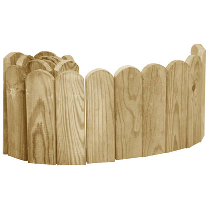Rotoli di Bordura 2 pz 120 cm in Legno di Pino impregnato | homemem39