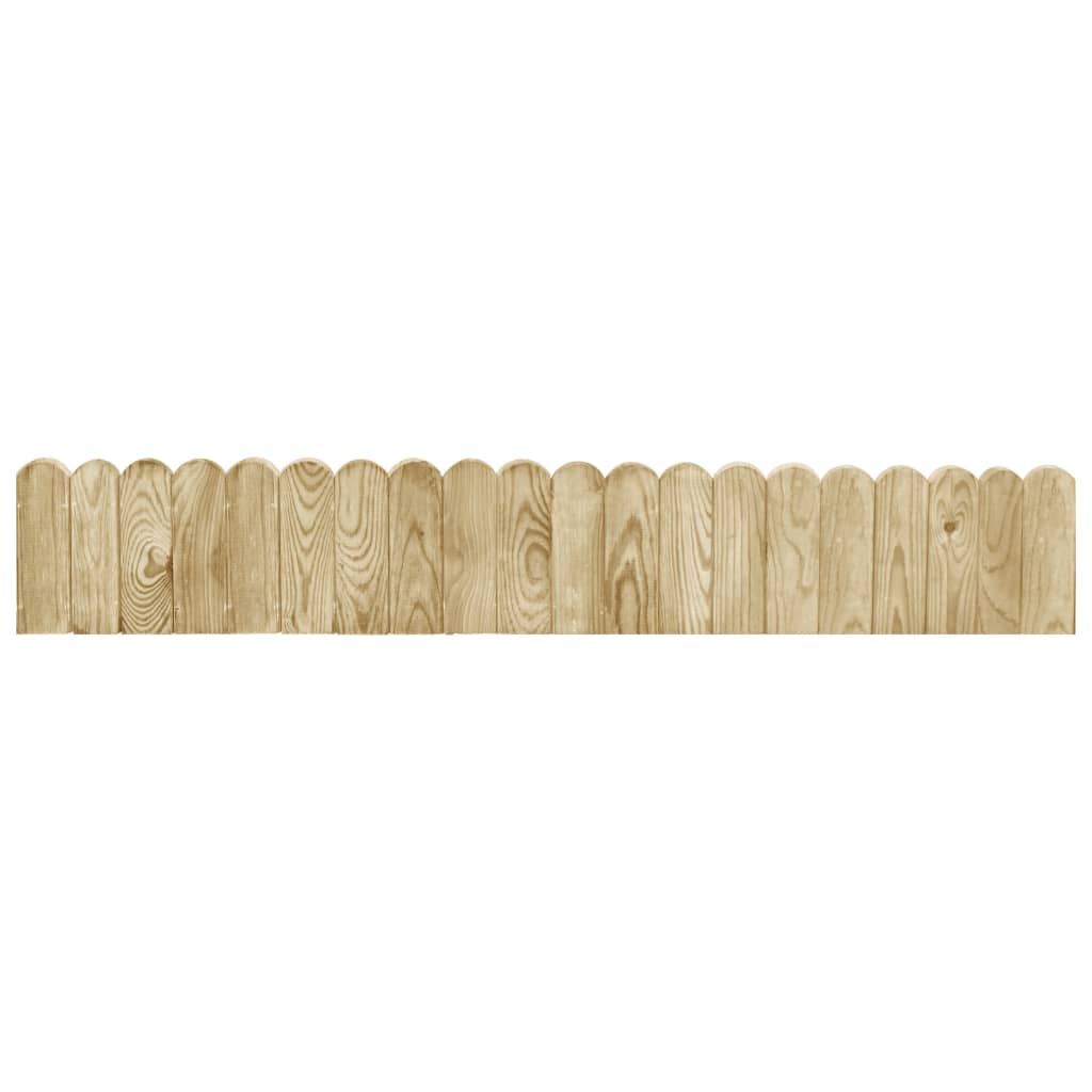 Rotoli di Bordura 3 pz 120 cm in Legno di Pino Impregnato | homemem39