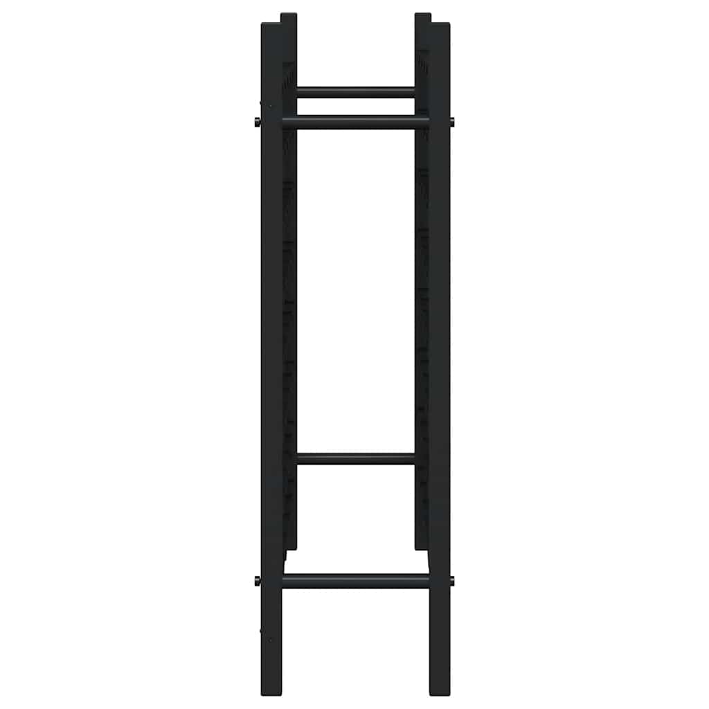 Portabottiglie per 48 Bottiglie di Vino Nero in Metallo