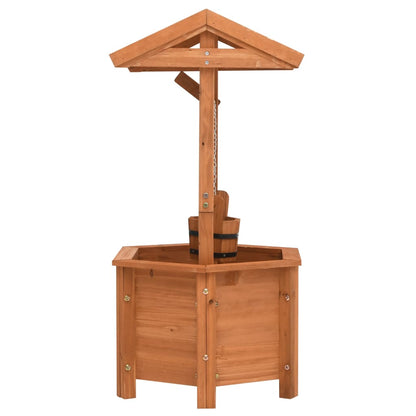 Fioriera Pozzo dei Desideri 40x40x84 cm in Legno di Abete | homemem39