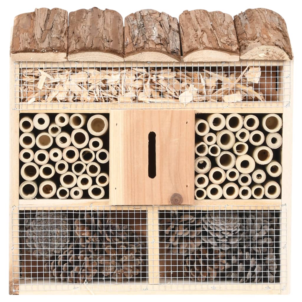 Casetta per Insetti 30x10x30 cm in Legno di Abete | homemem39