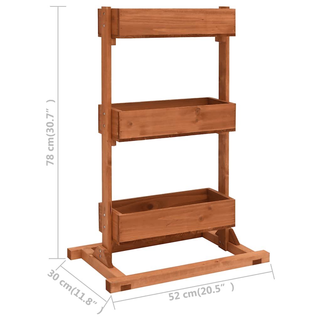 Fioriera 52x30x78 cm in Legno di Abete | homemem39