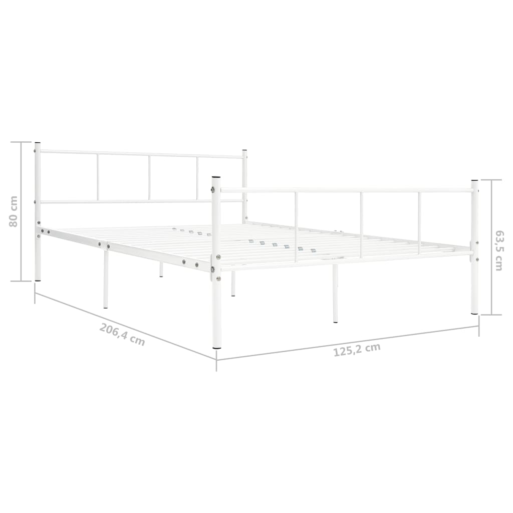 Giroletto Bianco in Metallo 120x200 cm | homemem39