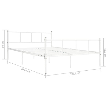 Giroletto Bianco in Metallo 120x200 cm | homemem39