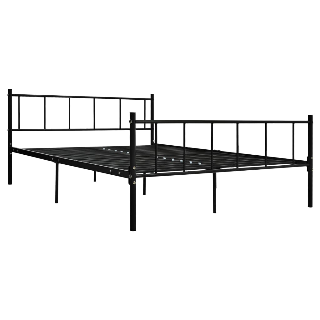 Giroletto Nero in Metallo 180x200 cm | homemem39