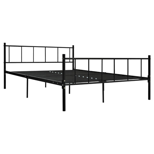 Giroletto Nero in Metallo 180x200 cm | homemem39