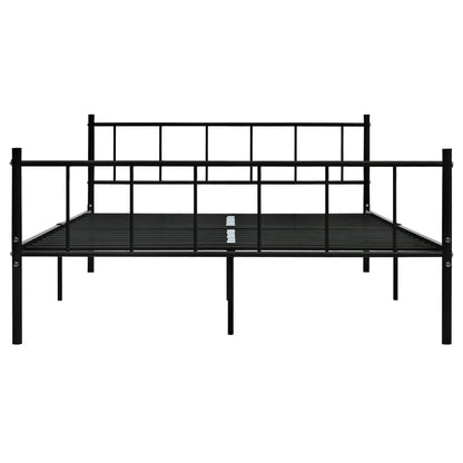 Giroletto Nero in Metallo 180x200 cm | homemem39