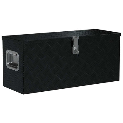 Cassetta in Alluminio 80x30x35 cm Nera