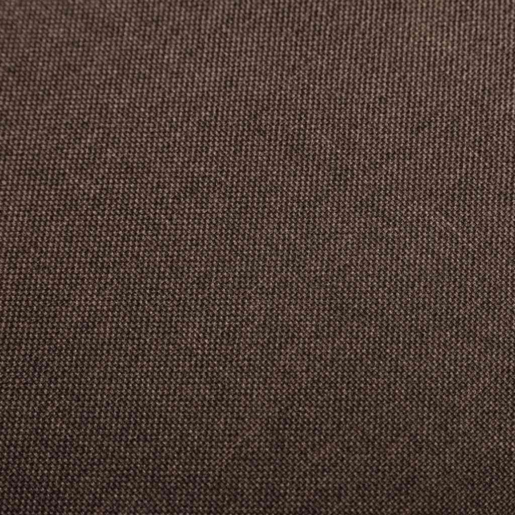 Sgabelli da Bar 2 pz Marroni in Tessuto