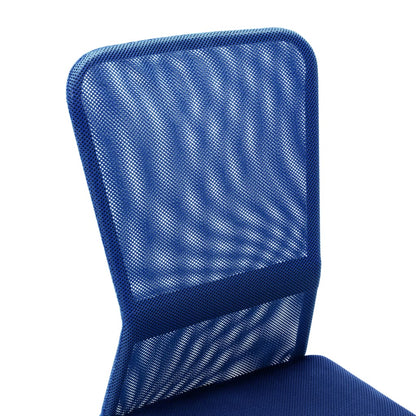 Blue Office Chair 44x52x100 cm in Mesh Fabric