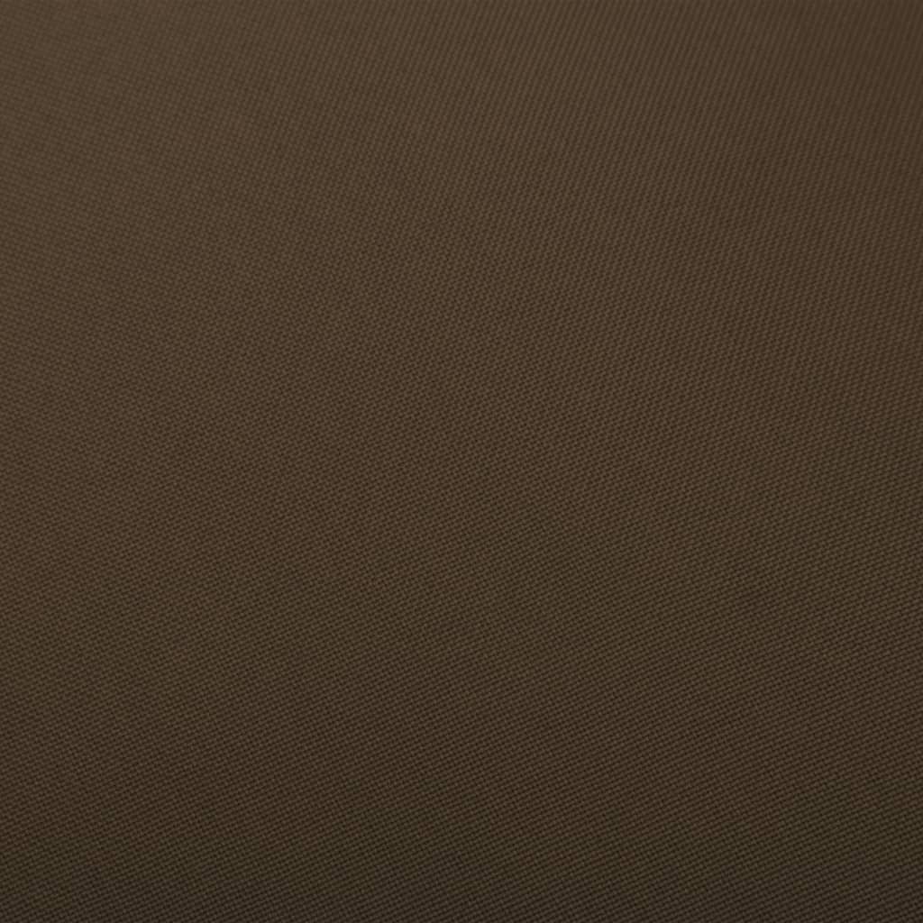 Sedia a Dondolo Marrone in Tessuto - homemem39