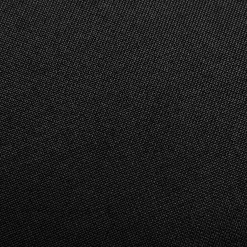 Sedia a Dondolo Nera in Tessuto - homemem39