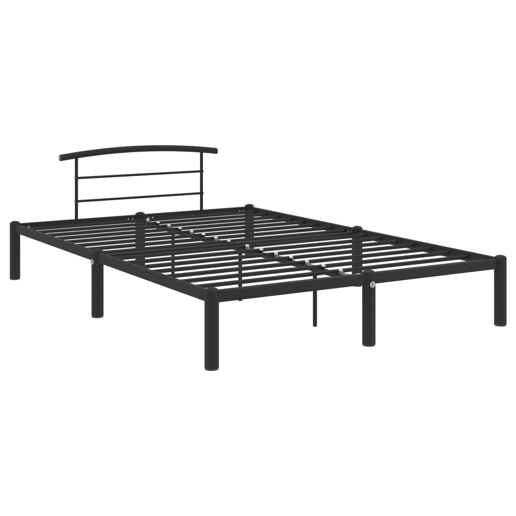 Giroletto Nero in Metallo 160x200 cm | homemem39