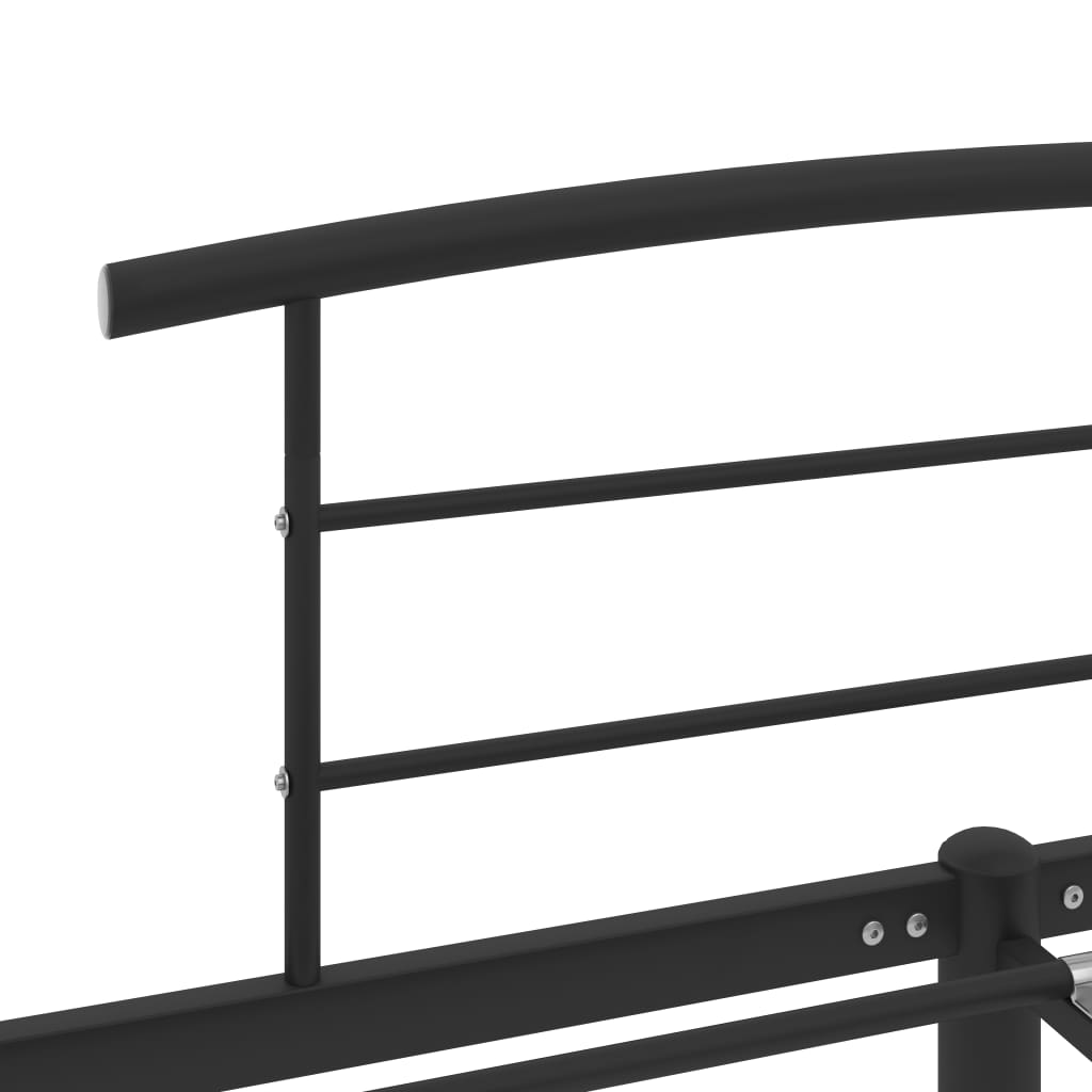 Giroletto Nero in Metallo 160x200 cm | homemem39