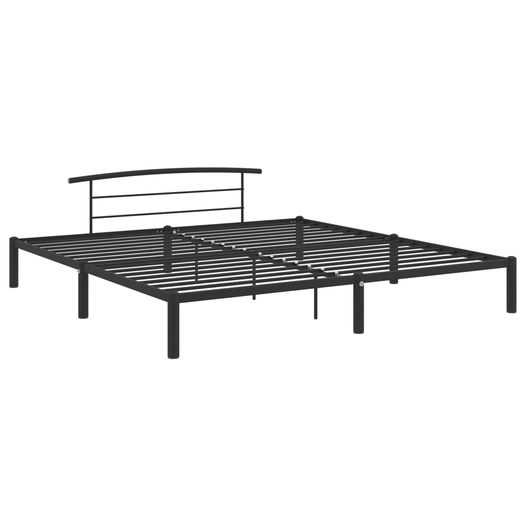 Giroletto Nero in Metallo 180x200 cm | homemem39