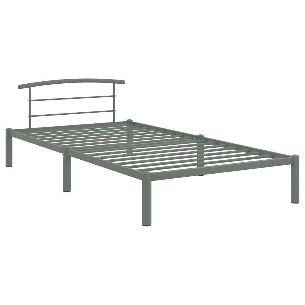 Giroletto Grigio in Metallo 90x200 cm | homemem39
