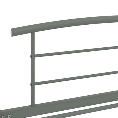 Giroletto Grigio in Metallo 90x200 cm | homemem39