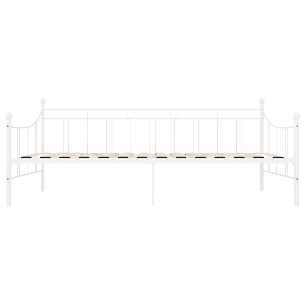 Telaio Divano Letto Bianco in Metallo 90x200 cm