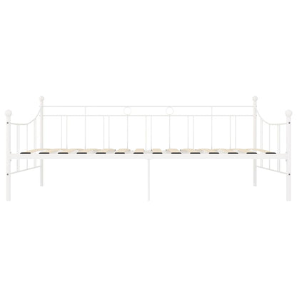 Telaio Divano Letto Bianco in Metallo 90x200 cm