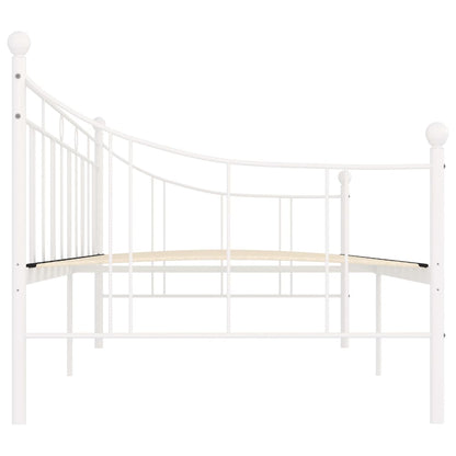Telaio Divano Letto Bianco in Metallo 90x200 cm | homemem39