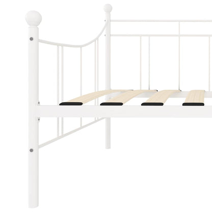 Telaio Divano Letto Bianco in Metallo 90x200 cm