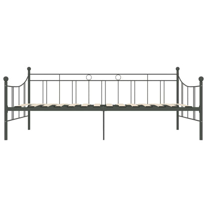 Telaio Divano Letto Grigio in Metallo 90x200 cm